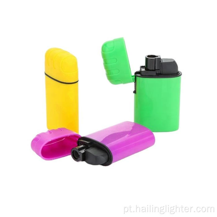 Isqueiro a gás para fumar barato no atacado - Isqueiro colorido com tocha Jet Flame